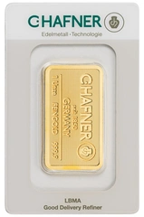 C. Hafner 1 ουγγιά - Minted Μπάρα Χρυσού