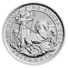 1997 - 2017 1oz Ασημένιο Νόμισμα Britannia 20η επέτειος Chariot Σχέδιο