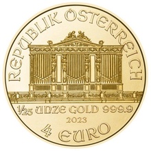 Χρυσό Νόμισμα Φιλαρμονικής Αυστρίας 2023 - 1/25 Oυγγιάς
