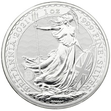 2021 - Ασημένιο Νόμισμα Britannia - 1 ουγγιά
