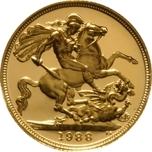 1988 Σετ 3 Χρυσές Αγγλικές Λίρες