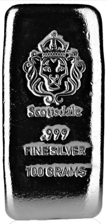 Scottsdale 100 Γραμμάρια - Μπάρες από Ασήμι