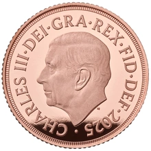 Σετ 5 Χρυσές Λίρες Αγγλίας 2025 - Proof