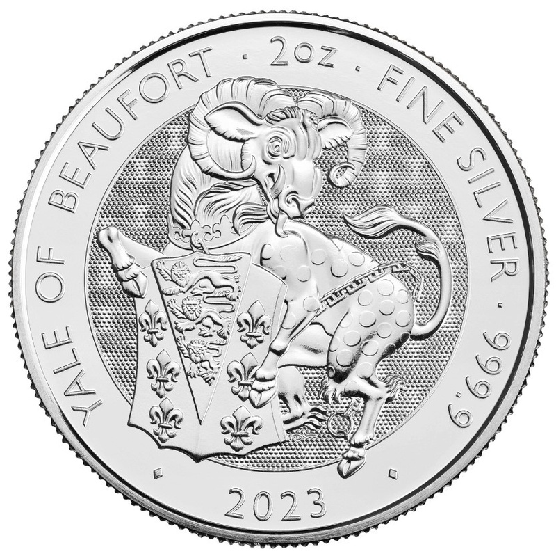 2023 Yale Of Beaufort - Ασημένιο Νόμισμα Tudor Beast 2 ουγγιές
