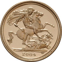 Μισή Χρυσή Λίρα Αγγλίας Proof 2004 (Χωρίς συσκευασία)