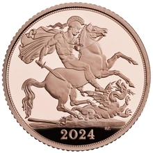 Σετ 5 Χρυσές Λίρες Αγγλίας 2024 - Proof