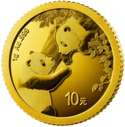 Χρυσό νόμισμα 2023 - Κινέζικo Πάντα 1 γραμμάριο