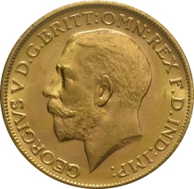Χρυσή Αγγλική Λίρα 1912 - Βασιλιάς Γεώργιος ο Ε' - M