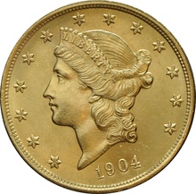 Χρυσό Νόμισμα Η.Π.Α. - Αετός - 20 Δολλάρια