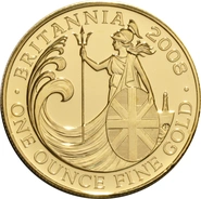 2008 Χρυσό Νόμισμα Britannia - 1 ουγγιά