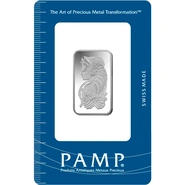 PAMP 10 Γραμμάρια - Μπάρες από Ασήμι