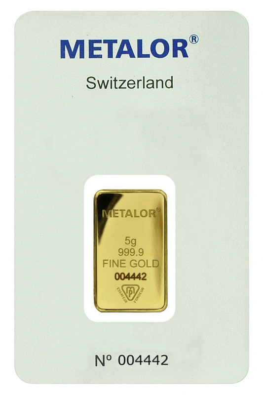 5g Gold Bar Metalor