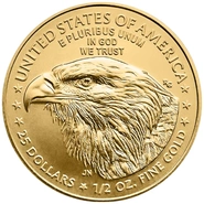 2026 Χρυσό Νόμισμα American Eagle 1/2 ουγγιάς