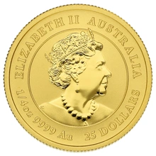 Χρυσό Νόμισμα - Έτος του Βοδιού 2021 - Perth Mint - 1/4 της ουγγιάς