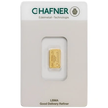C. Hafner 1 Γραμμάριο - Minted Μπάρα Χρυσού