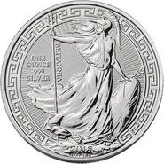 Ασημένιο Νόμισμα Britannia  2018 (Oriental Border) - 1 ουγγιά