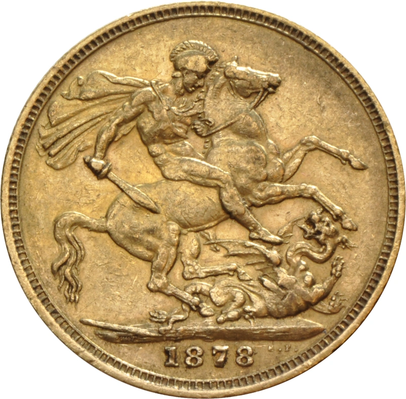 1878 Χρυσή Λίρα Αγγλίας – Bικτώρια Νέα Κεφαλή