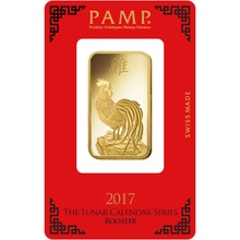 PAMP 1 ουγγιά 2017 Year of the Rooster - Μπάρες Χρυσού