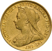 Χρυσή Αγγλική Λίρα 1898 - Βασίλισσα Βικτώρια Παλαιά Κεφαλή - S