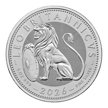2026 Ασημένιο Νόμισμα British Lion 5oz