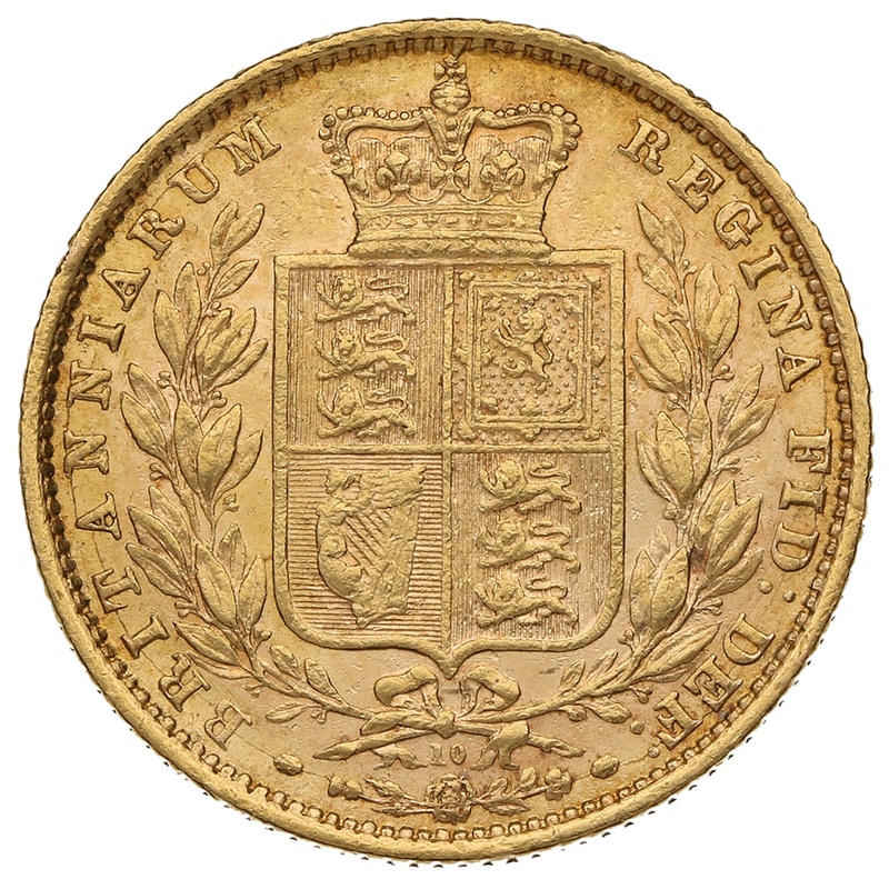 1871 Χρυσή Λίρα Αγγλίας – Bικτώρια Νέα Κεφαλή
