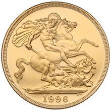 1996 Σετ 4 Χρυσές Λίρες Αγγλίας (Proof)