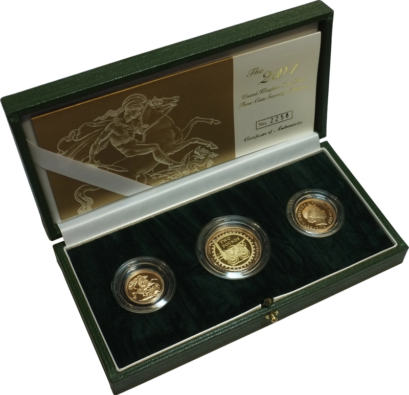 2004 Σετ 3 Χρυσές Αγγλικές Λίρες