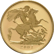 2007 Σετ 3 Χρυσές Αγγλικές Λίρες