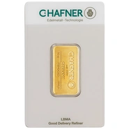 C. Hafner 10 Γραμμαρίων - Minted Μπάρα Χρυσού