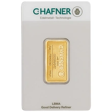C. Hafner 5 Γραμμαρίων - Minted Μπάρα Χρυσού