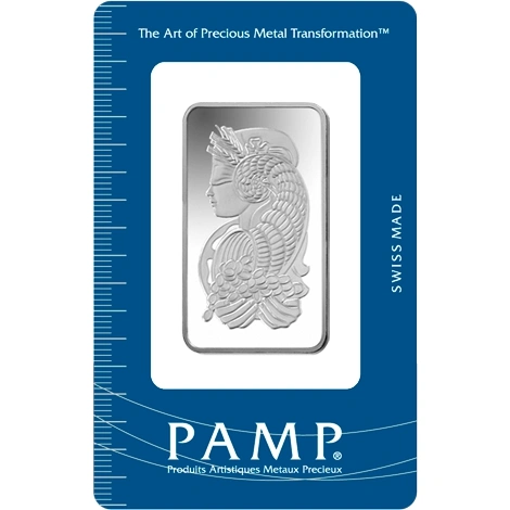 PAMP 1 ουγγιά - Μπάρες από Ασήμι