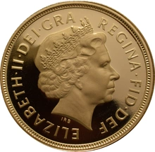 Χρυσή Λίρα Αγγλίας Proof 2014 (Χωρίς συσκευασία)