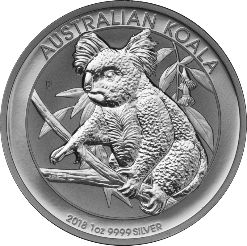 2018 1oz Silver Australian Koala