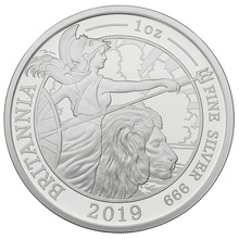 Ασημένιο Νόμισμα Αγγλίας 2019 - 1 ουγγιά - Proof