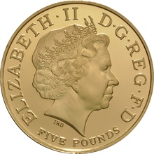 2002 Πενταπλή Χρυσή Λίρα της Αγγλίας - Queen Mother Memorial