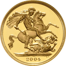 Χρυσή Λίρα Αγγλίας Proof 2004 (Χωρίς συσκευασία)