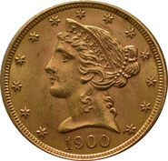 Αμερικάνικα Νομίσματα - Μισός Αετός $5