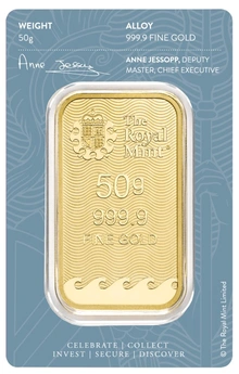 Britannia 50 Γραμμάρια - Μπάρες Χρυσού