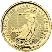Χρυσό Νόμισμα Britannia 2022 - 1/4 Ουγγιά
