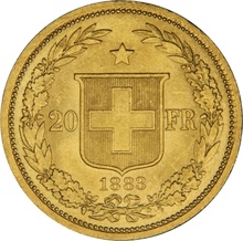 20 Ελβετικά Φράγκα Libertas
